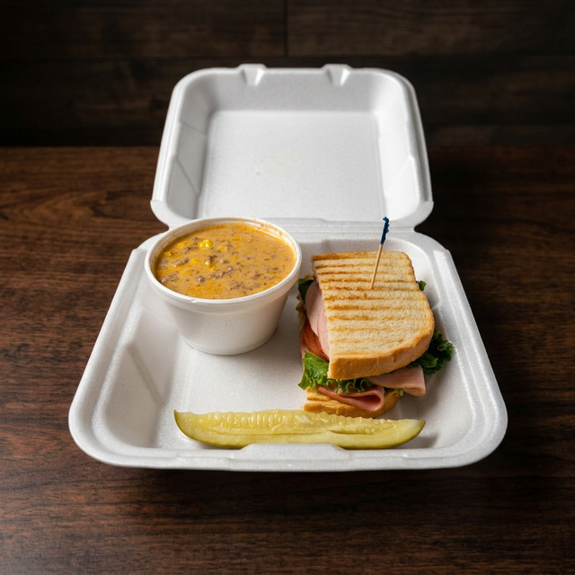 1/2 Sandwich 1 Cup Soup.